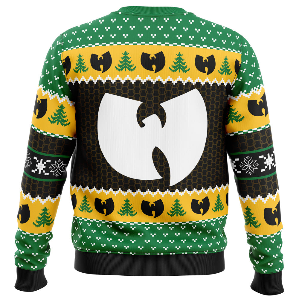 Yah It's Christmas Time Yo Wu Tang Clan Ugly Christmas Sweater - WeCustomit