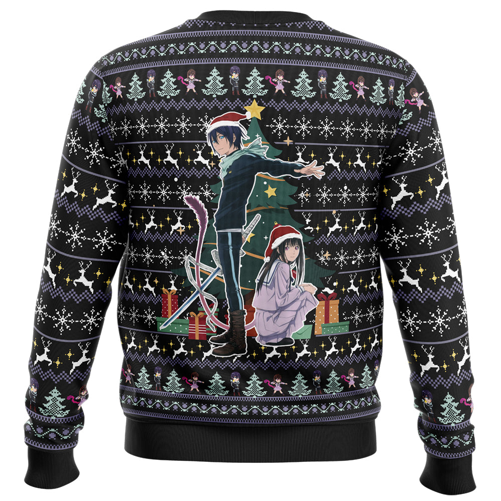Yato Hiyori Christmas Noragami Ugly Christmas Sweater - WeCustomit