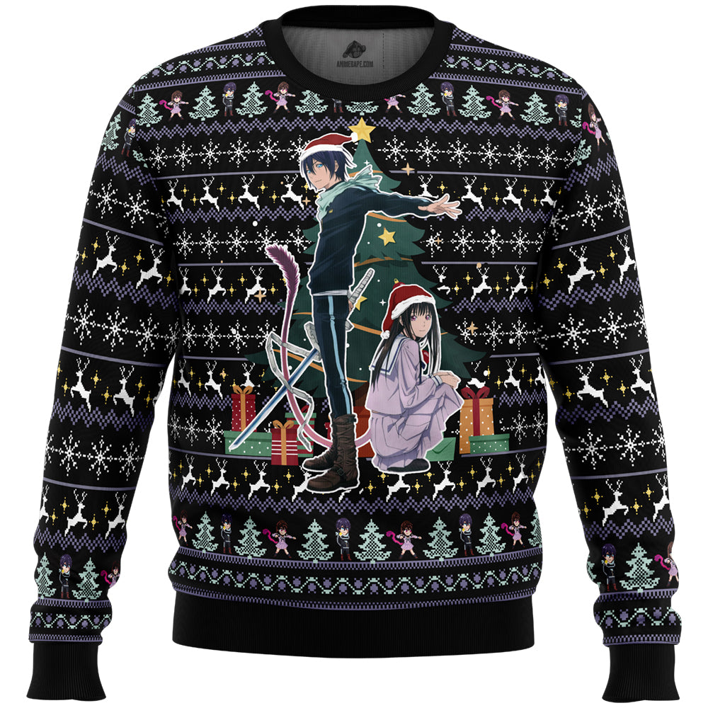 Yato Hiyori Christmas Noragami Ugly Christmas Sweater - WeCustomit