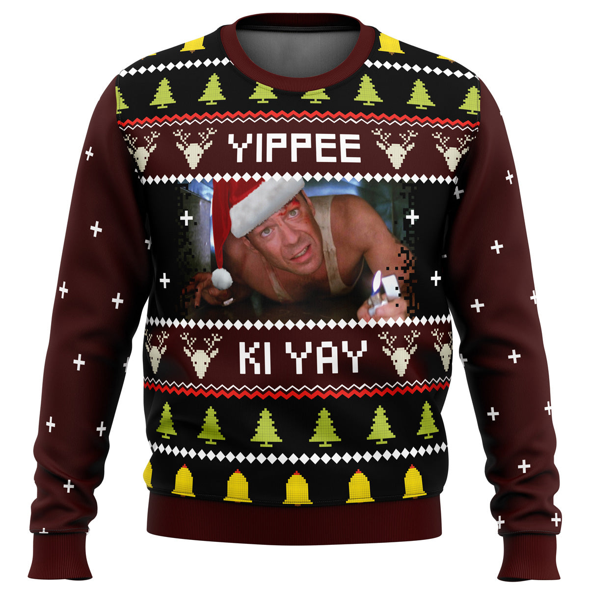 Yippee Ki Yay Ugly Christmas Sweater - WeCustomit