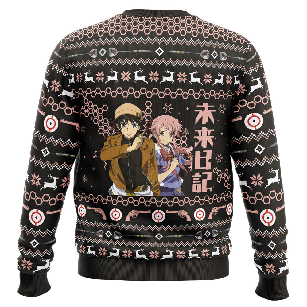Your Life is Fair Game Future Diary Ugly Christmas Sweater - WeCustomit