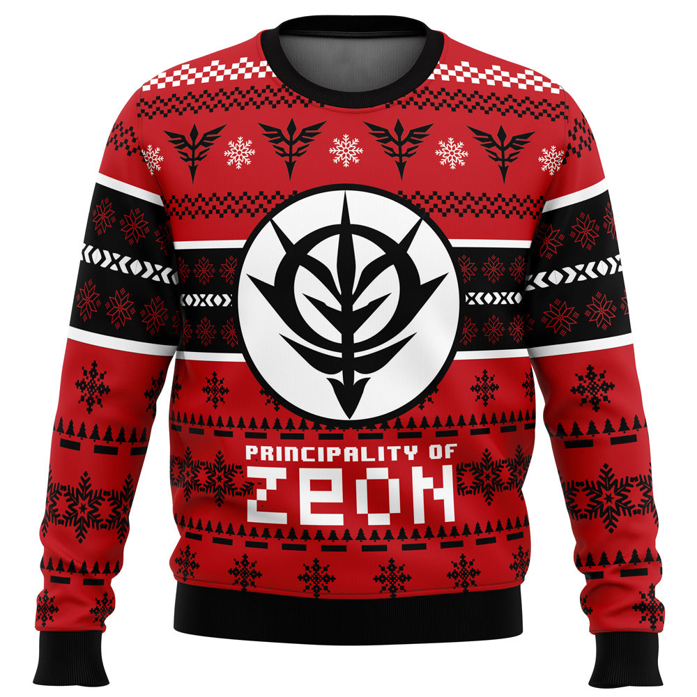 Zeon The Gundam Ugly Christmas Sweater - WeCustomit