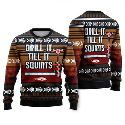 Drill It Ugly Christmas Sweater For Men & Women Christmas Gift Sweater US2374 - WeCustomit