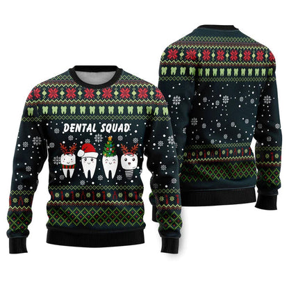Dental Squad Ugly Christmas Sweater For Men & Women Christmas Gift Sweater US1959 - WeCustomit