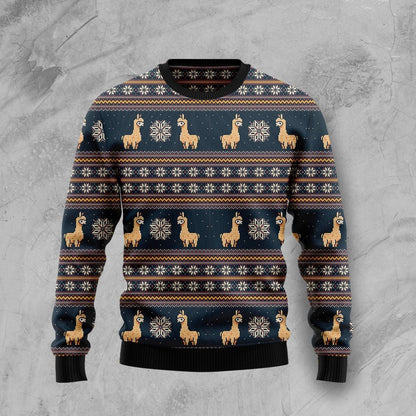 Amazing Llama Ugly Christmas Sweater For Men & Women Christmas Gift Sweater US1936 - WeCustomit