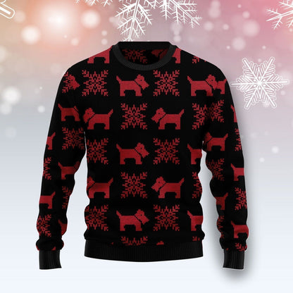 Scottish Terrier Christmas Ugly Christmas Sweater For Men & Women Christmas Gift Sweater US3411 - WeCustomit