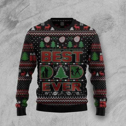 Best Dad Ever Ugly Christmas Sweater For Men & Women Christmas Gift Sweater US1568 - WeCustomit