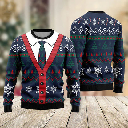 Cardigan Christmas Pattern Ugly Christmas Sweater For Men & Women Christmas Gift Sweater US1057 - WeCustomit