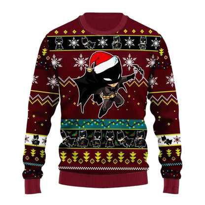 The Batman Ugly Christmas Sweater For Men & Women Christmas Gift Sweater US4074 - WeCustomit
