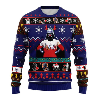 Trooper Da.rth Va.der Ugly Christmas Sweater For Men & Women Christmas Gift Sweater US3887 - WeCustomit