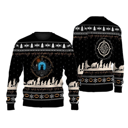 LOTR Movies Ugly Christmas Sweater For Men & Women Christmas Gift Sweater US3940 - WeCustomit