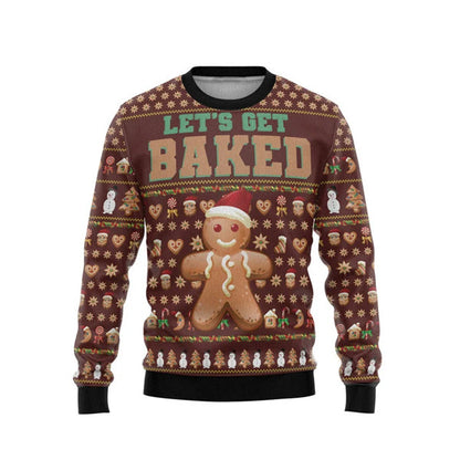 Baked Baking Lovers Ugly Christmas Sweater For Men & Women Christmas Gift Sweater US3247 - WeCustomit