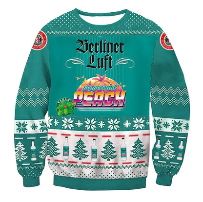 Unisex Berliner Luft Peach 3D Ugly Christmas Sweater For Men & Women Christmas Gift Sweater BH1362 - WeCustomit
