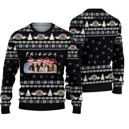 Friends Movie TV Show Love Ugly Christmas Sweater For Men & Women Christmas Gift Sweater BH594 - WeCustomit