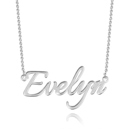 Personalized Nameplate Necklace Custom Name Jewelry