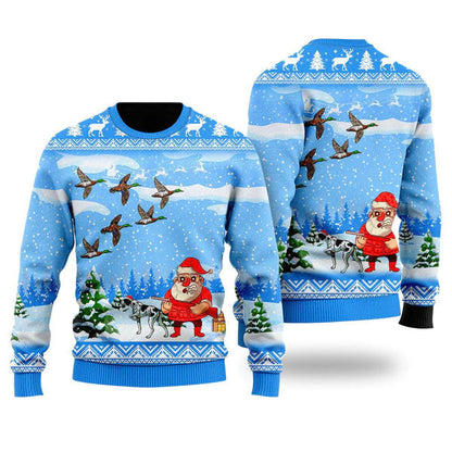 Duck Hunting Christmas Ugly Christmas Sweater For Men & Women Christmas Gift Sweater US1062 - WeCustomit