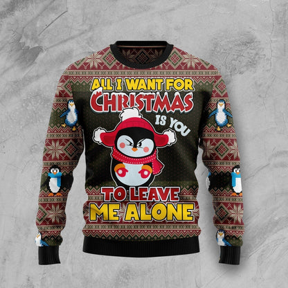 Penguin Ugly Christmas Sweater For Men & Women Christmas Gift Sweater US1946 - WeCustomit