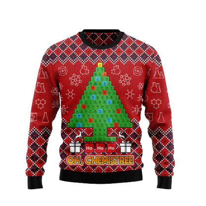 Ho Ho Ho Oh Chemistree Ugly Christmas Sweater For Men & Women Christmas Gift Sweater US1211 - WeCustomit