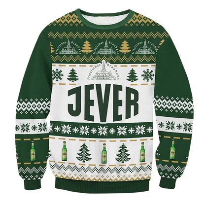 Men's Jever German Beer 3D Ugly Christmas Sweater For Men & Women Christmas Gift Sweater BH1086 - WeCustomit
