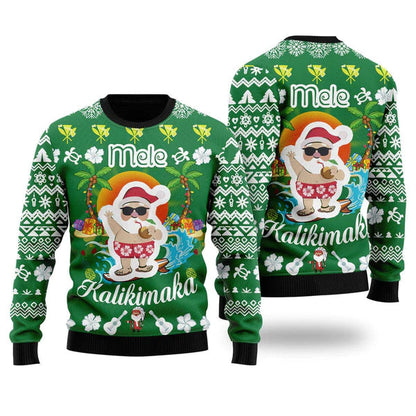 Santa Funny Ugly Christmas Sweater For Men & Women Christmas Gift Sweater US1990 - WeCustomit