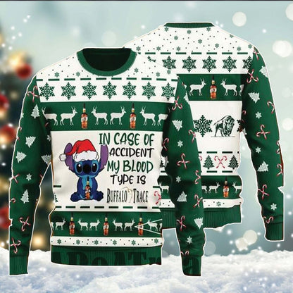 StitchxBuffalo Trace Ugly Christmas Sweater For Men & Women Christmas Gift Sweater PT1042 - WeCustomit