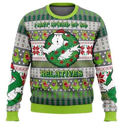 Jinglebusters Ghost Ugly Christmas Sweater For Men & Women Christmas Gift Sweater BH699 - WeCustomit