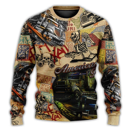 Christmas Retro Dear Santa Heres Your Truck Ugly Christmas Sweater For Men & Women Christmas Gift Sweater PT1155 - WeCustomit