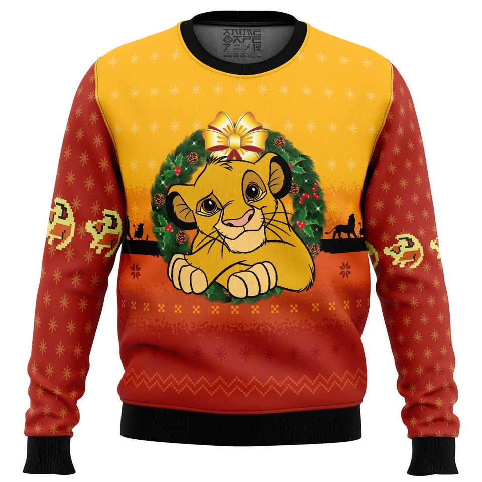 The Lion King Ugly Christmas Sweater For Men & Women Christmas Gift Sweater BH721 - WeCustomit