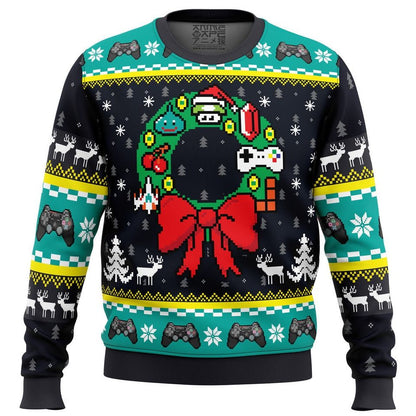 Game On Gamer Ugly Christmas Sweater For Men & Women Christmas Gift Sweater BH744 - WeCustomit
