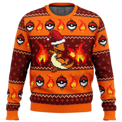 PKM Charmander Ugly Christmas Sweater For Men & Women Christmas Gift Sweater BH769 - WeCustomit