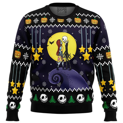 Romantic Nightmare Ugly Christmas Sweater For Men & Women Christmas Gift Sweater BH800 - WeCustomit