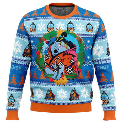Jinbe OP Ugly Christmas Sweater For Men & Women Christmas Gift Sweater BH810 - WeCustomit