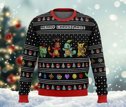 Anime Cartoon Characters Ugly Christmas Sweater For Men & Women Christmas Gift Sweater BH866 - WeCustomit