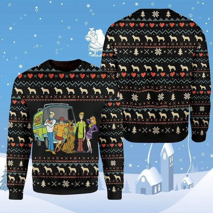 Great Dane Friends Christmas Ugly Christmas Sweater For Men & Women Christmas Gift Sweater PT1286 - WeCustomit