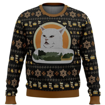 Woman Yelling At Cat Meme Ugly Christmas Sweater For Men & Women Christmas Gift Sweater BH913 - WeCustomit