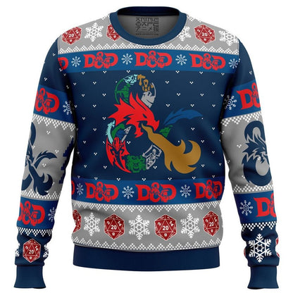 Dungeons & Dragons Ugly Christmas Sweater For Men & Women Christmas Gift Sweater BH969 - WeCustomit