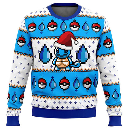 Squirtle PKM Ugly Christmas Sweater For Men & Women Christmas Gift Sweater BH996 - WeCustomit