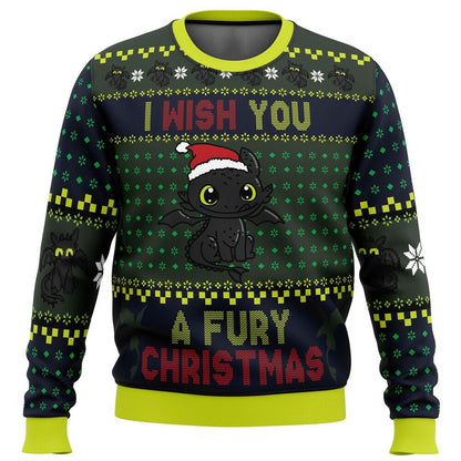 I Wish You a Furry Ugly Christmas Sweater For Men & Women Christmas Gift Sweater BH1009 - WeCustomit