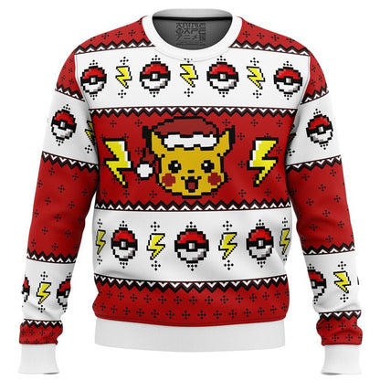 Pika PKM Ugly Christmas Sweater For Men & Women Christmas Gift Sweater BH1023 - WeCustomit
