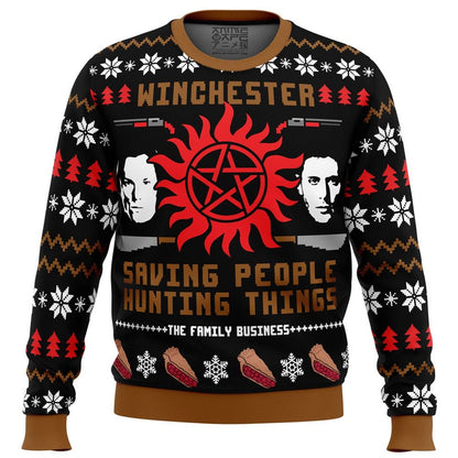 Supernatural Ugly Christmas Sweater For Men & Women Christmas Gift Sweater BH1043 - WeCustomit