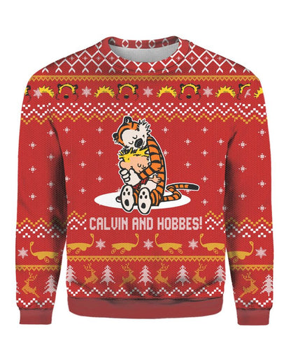 The Best Friends Hug Ugly Christmas Sweater For Men & Women Christmas Gift Sweater PT1360 - WeCustomit