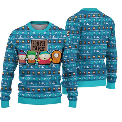 South Park Ugly Christmas Sweater For Men & Women Christmas Gift Sweater PT1368 - WeCustomit