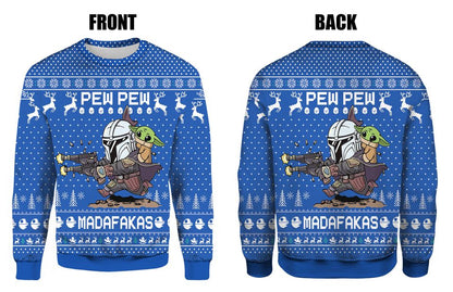 Funny Christmas Ugly Christmas Sweater For Men & Women Christmas Gift Sweater PT1396 - WeCustomit
