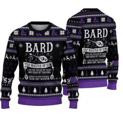 The Master Of Song Ugly Christmas Sweater For Men & Women Christmas Gift Sweater PT1439 - WeCustomit