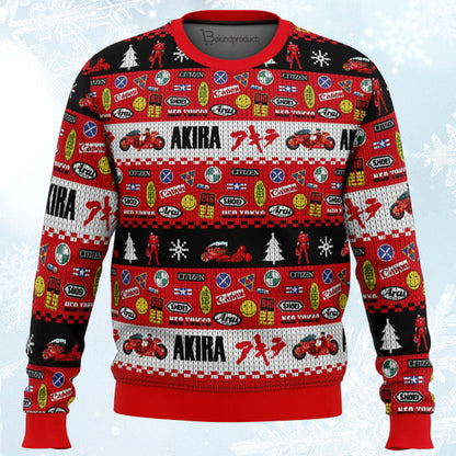 Akira Bike Decals Ugly Christmas Sweater For Men & Women Christmas Gift Sweater BH480 - WeCustomit