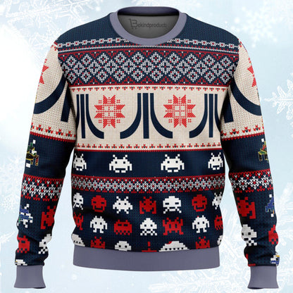 Atari Classic Ugly Christmas Sweater For Men & Women Christmas Gift Sweater BH120 - WeCustomit