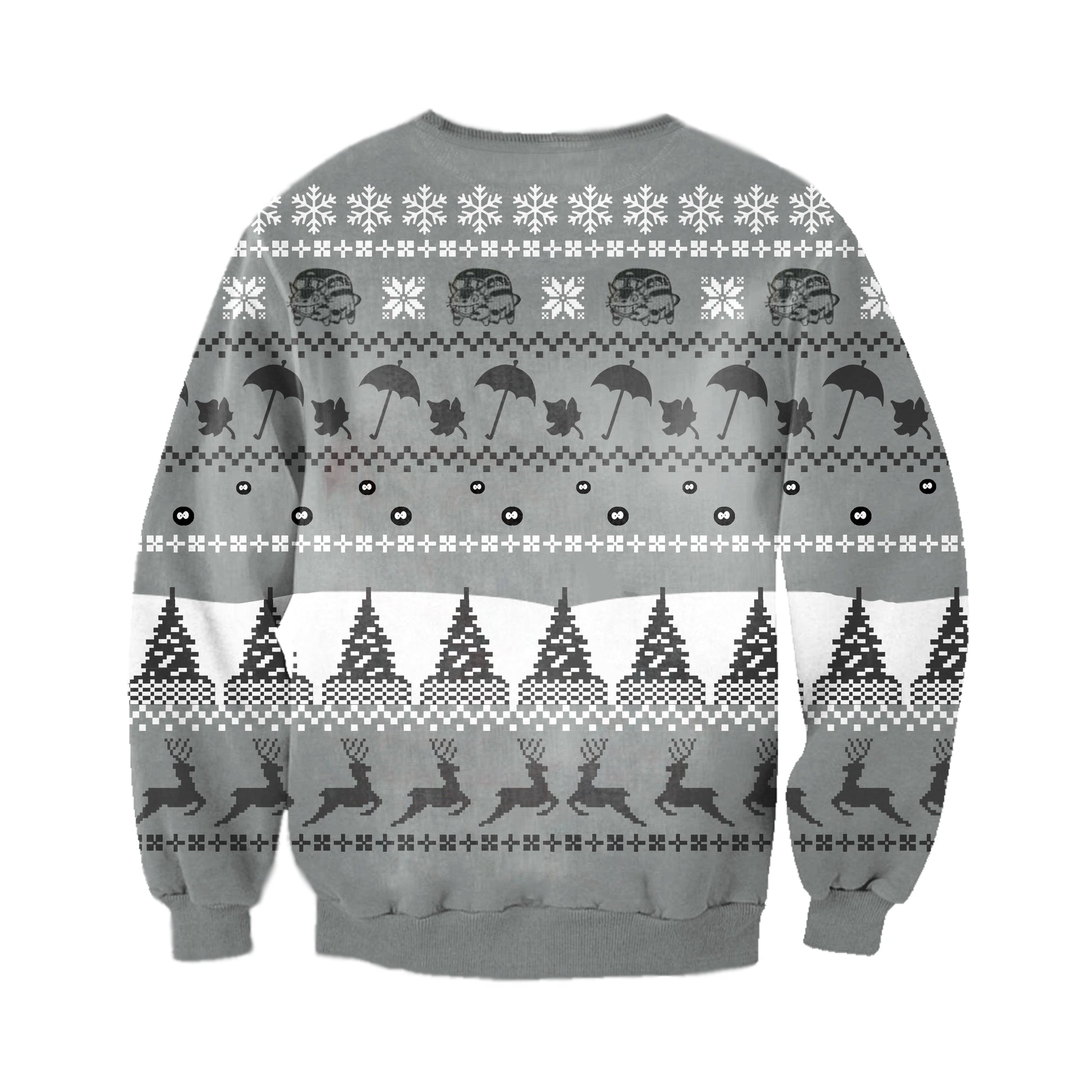 Totoro Merry Christmas Ugly Christmas Sweater For Men & Women Christmas Gift Sweater CEE002 - WeCustomit