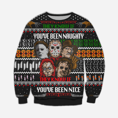 You've Been Naughty You've Been Nice Ugly Christmas Sweater For Men & Women Christmas Gift Sweater CEE065 - WeCustomit