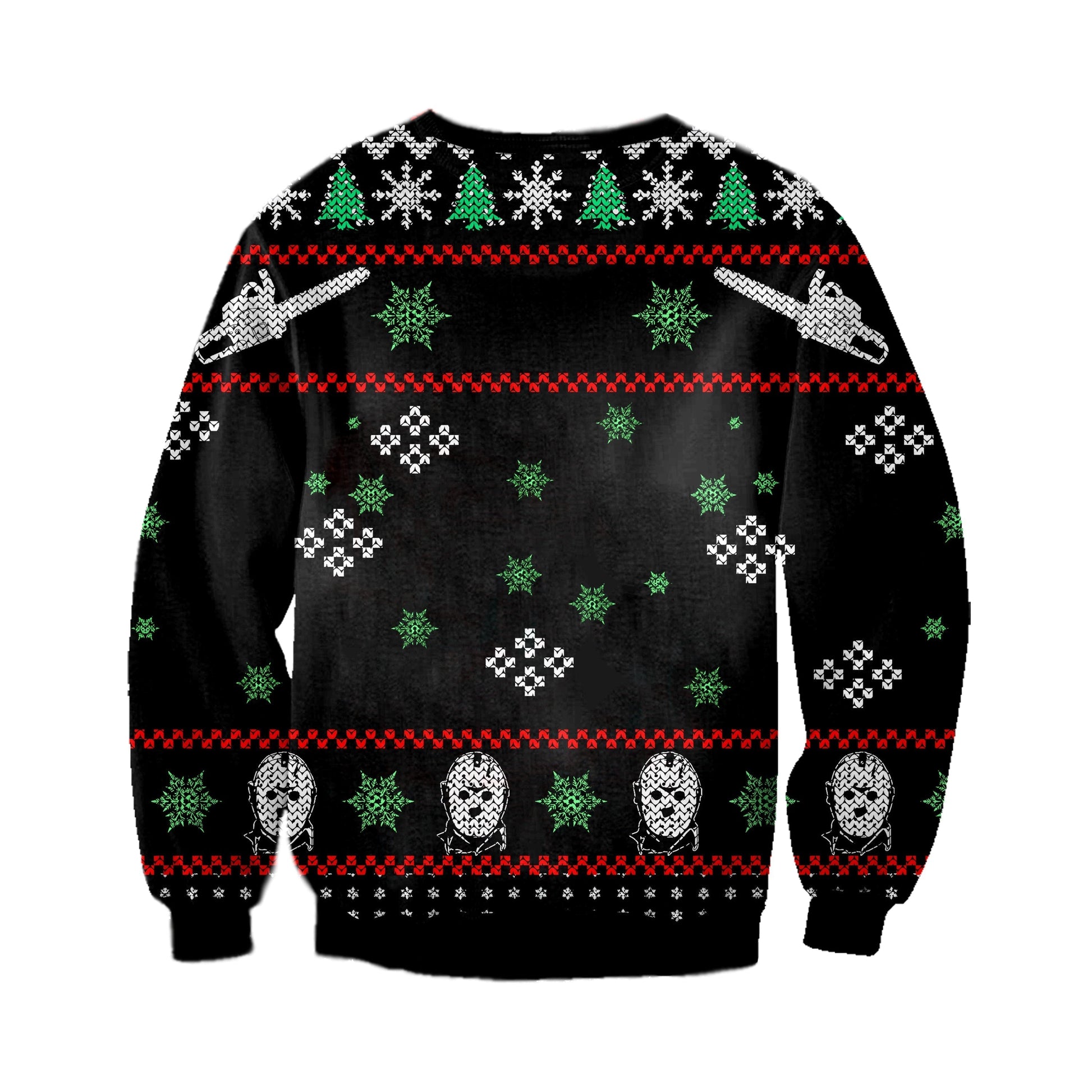 Leatherface Ugly Christmas Sweater For Men & Women Christmas Gift Sweater CEE111 - WeCustomit