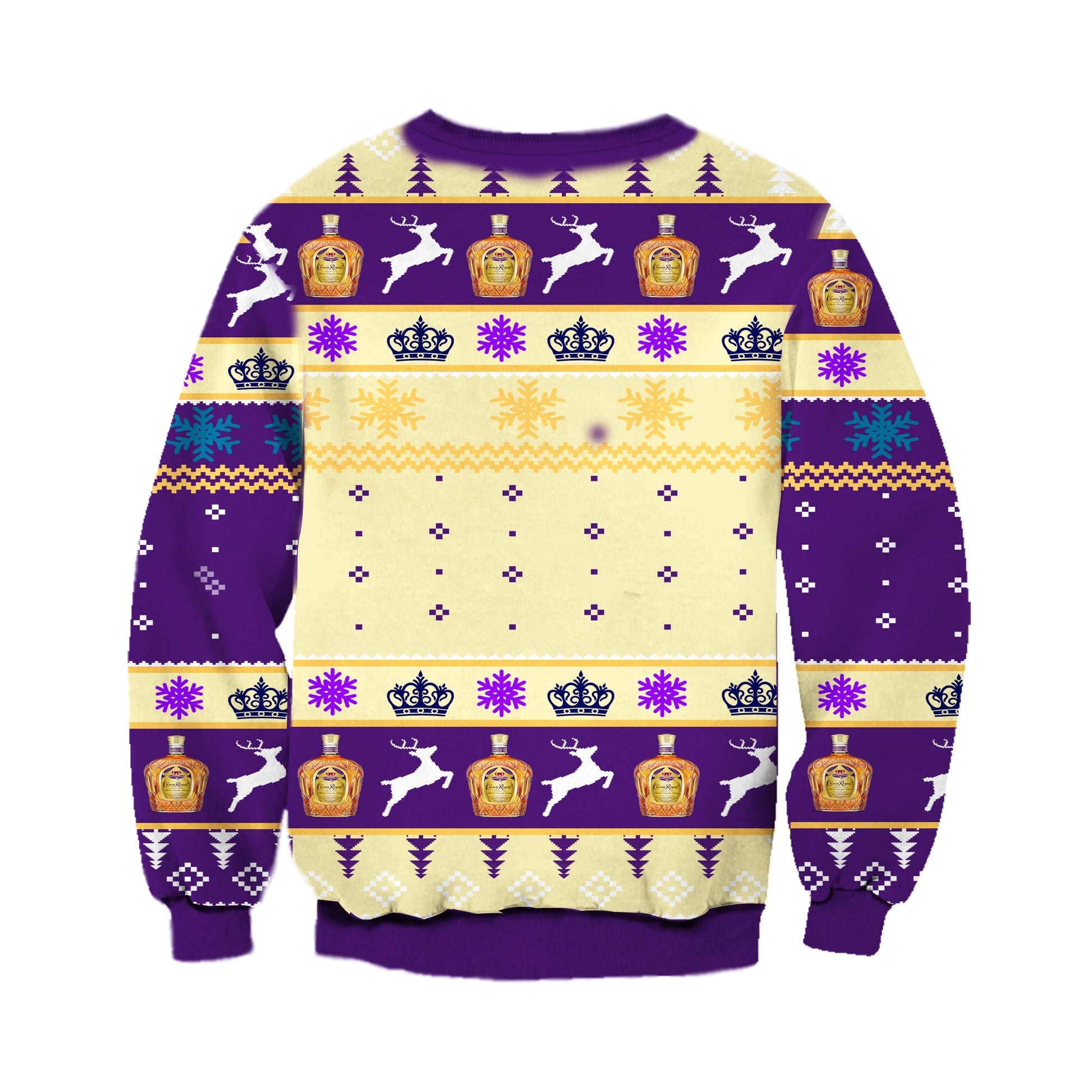 Christmas Crown Royal Ugly Christmas Sweater For Men & Women Christmas Gift Sweater CEE119 - WeCustomit